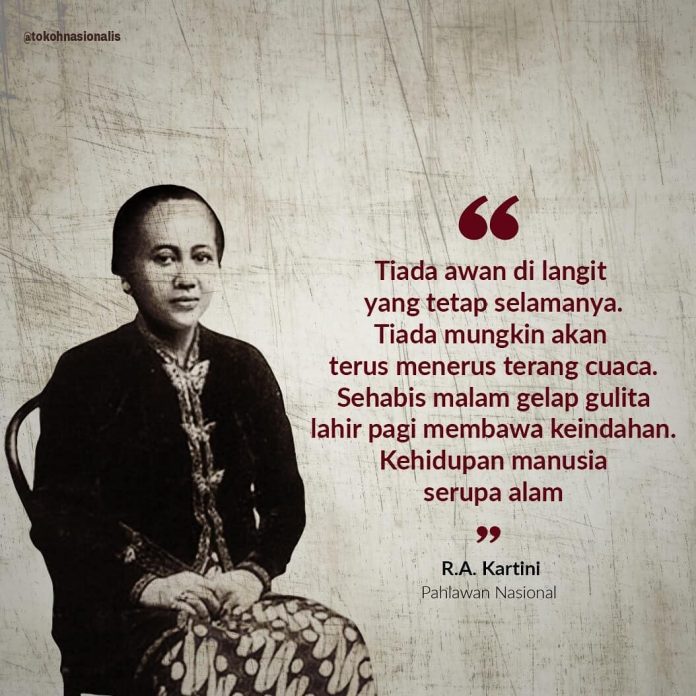 Kutipan bijak RA Kartini tentang kehidupan